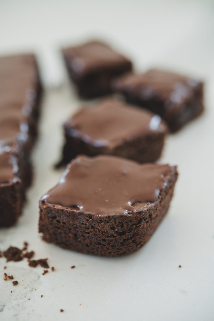 Easy Chocolate Frosting - Perfect for Brownies - Rolled in Dough