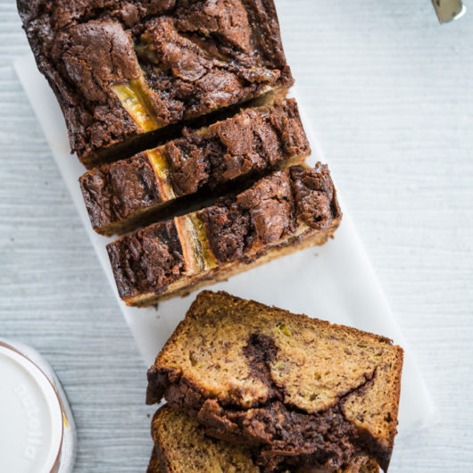 Nutella Banana Bread - Video How To - Rolled in Dough