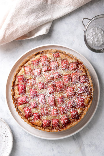 rhubarb-frangipane-tart