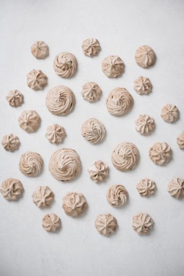 nutella meringues